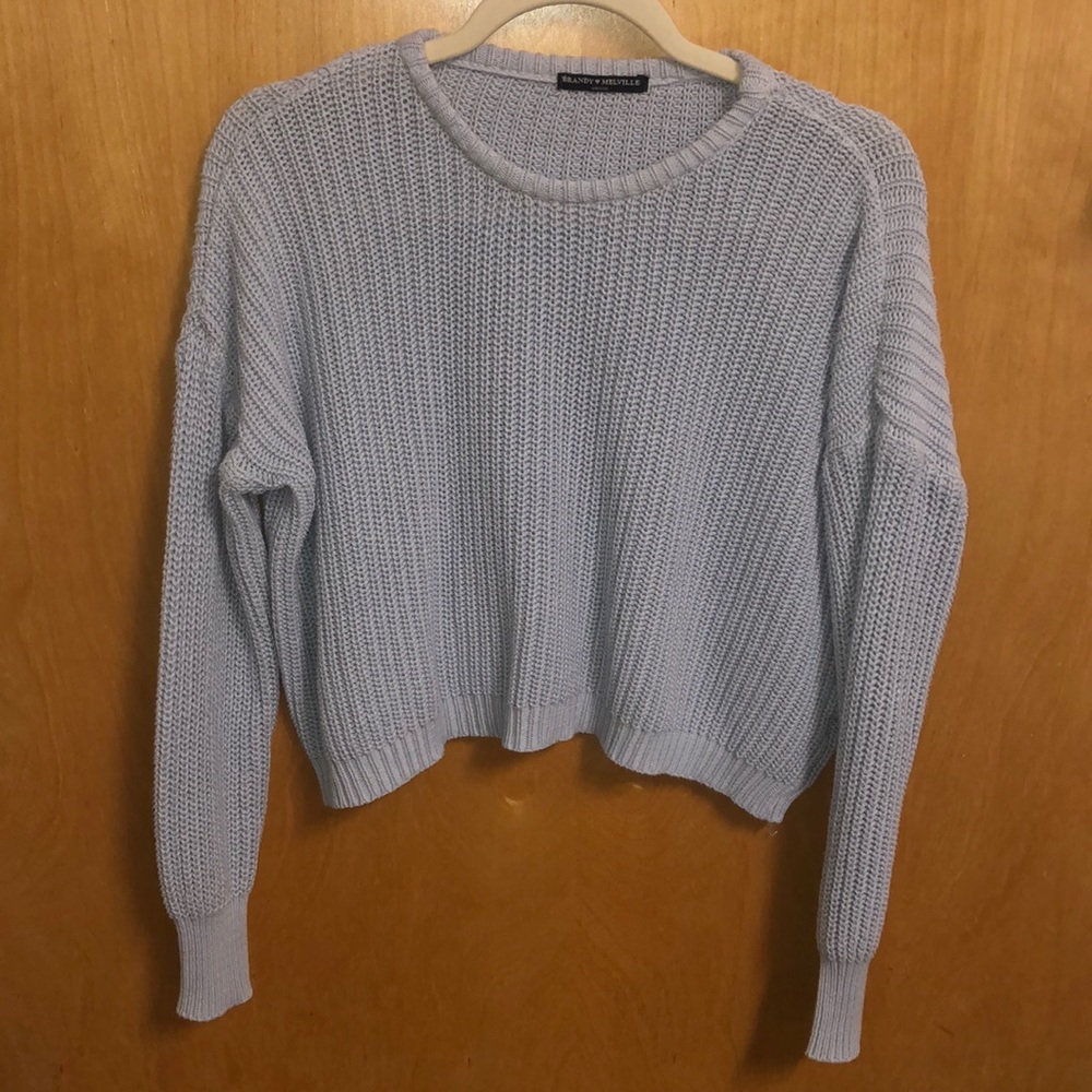 Brandy Melville Cute Sweater Blue Girls Womens